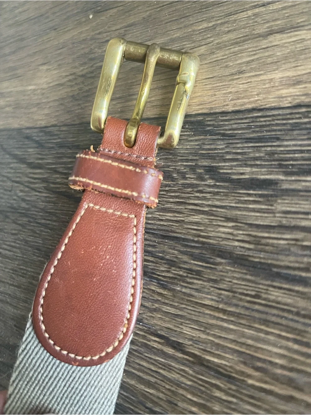 Vintage Dooney & Bourke Wool Surcingle Belt